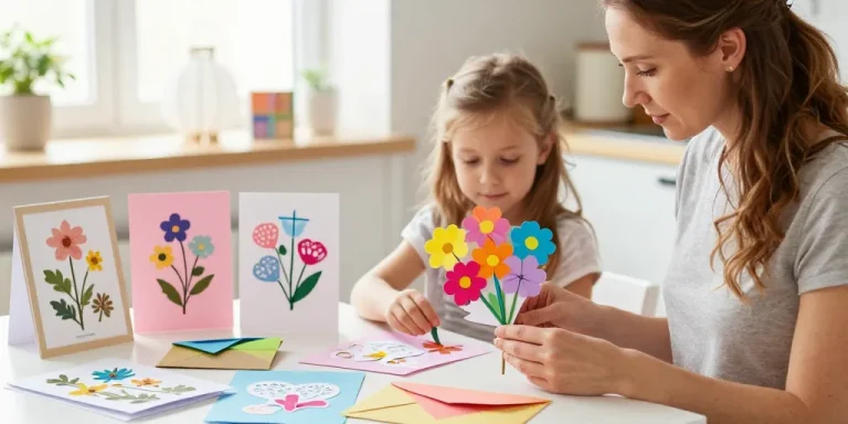 bricolage en papier pour la fête des mères