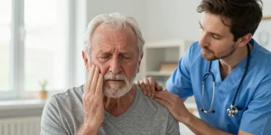 personne âgée en détresse
