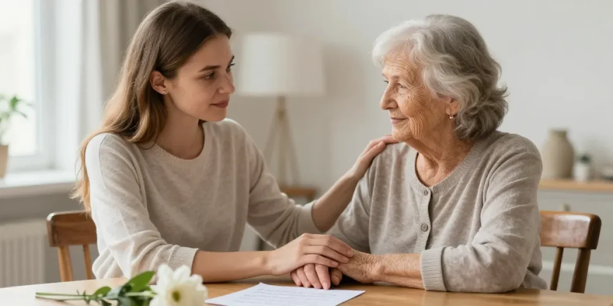 condoleance grand mere